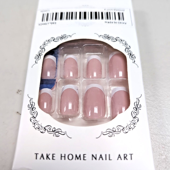 Stick On Press On False Nails Lot Of 6 Packs Pink Blue Red White At Home #2 READ - Picture 6 of 13